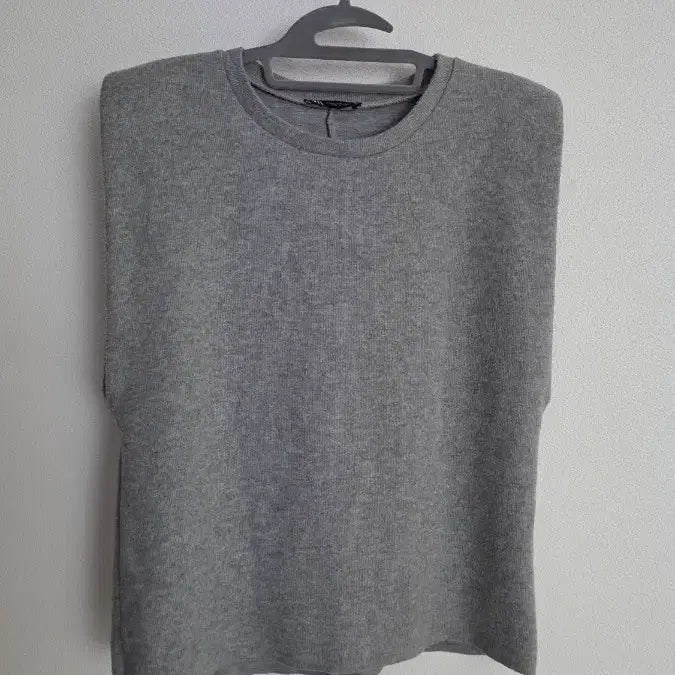 [BUNJANG] ZARA Gray Knit Tank Top / 자라 ZARA 회색 여성 니트나시  M