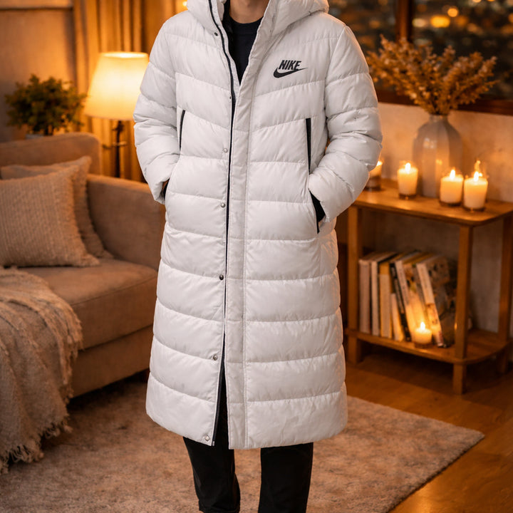 [BUNJANG] Nike Long Padded Coat / 나이키 정품 가볍고 포근한 롱패딩