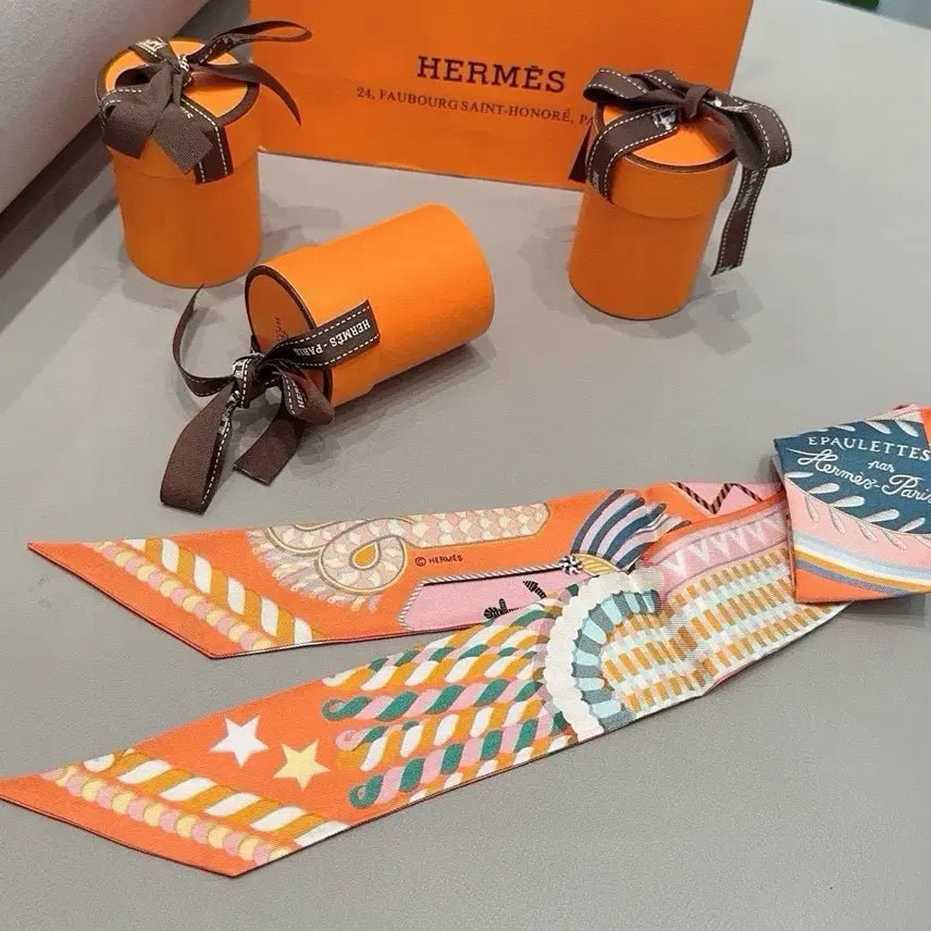 [BUNJANG] Hermès Silk Twilly Scarf / 에르메스 실크 스카프