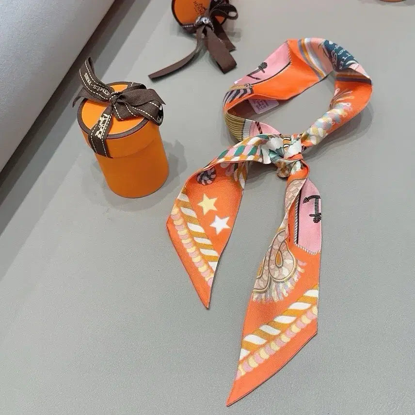 [BUNJANG] Hermès Silk Twilly Scarf / 에르메스 실크 스카프