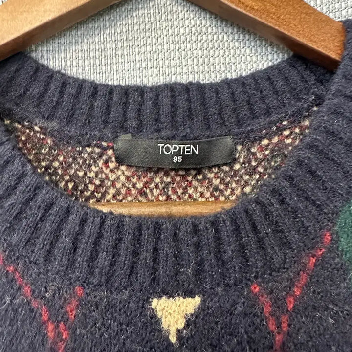 [BUNJANG] TOPTEN Argyle Knit Vest / 탑텐 TOPTEN 아가일 니트 베스트