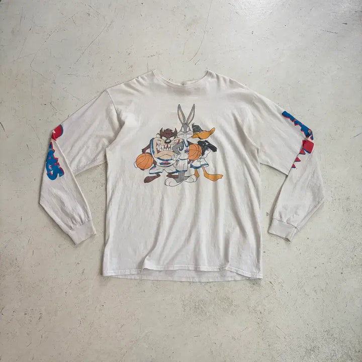 [SOLD OUT] 루니툰즈 스페이스 잼 오피셜 빈티지 롱슬리브 L