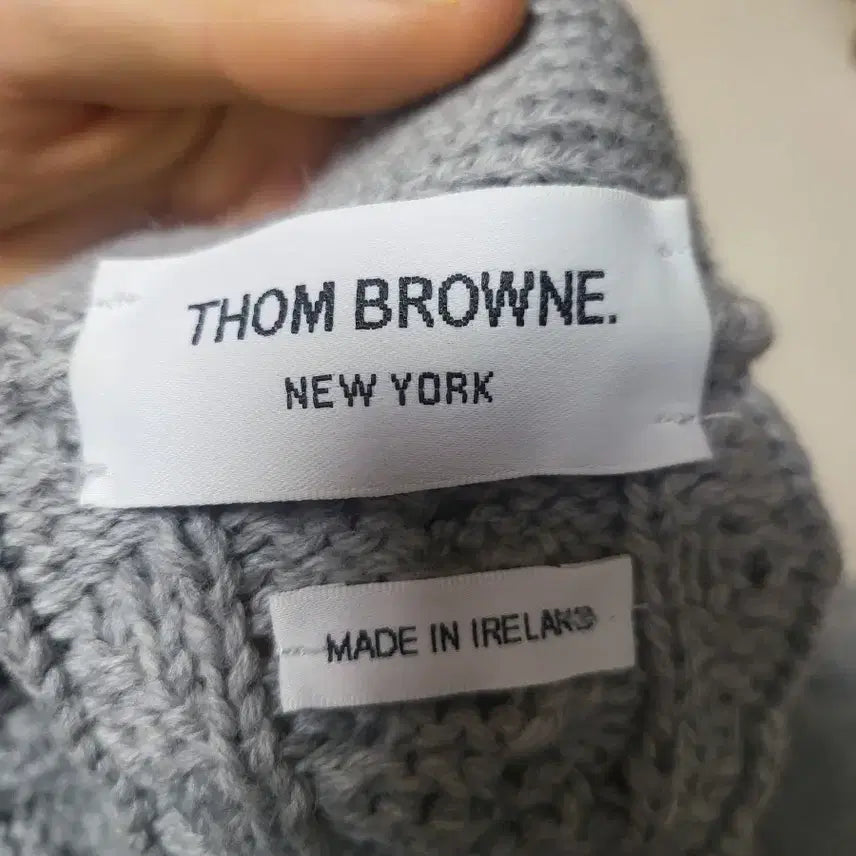 [BUNJANG] Thom Browne Cable Knit Cardigan / 톰브라운 케이블 니트 가디건