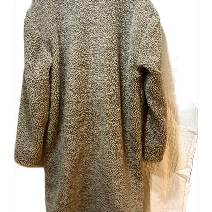 [BUNJANG] Columbia Fleece Long Coat / 콜롬비아 양털후리스 롱코트