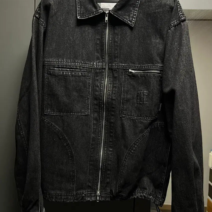 [BUNJANG] Espionage Denim Jacket Black / 에스피오나지 데님자켓 블랙