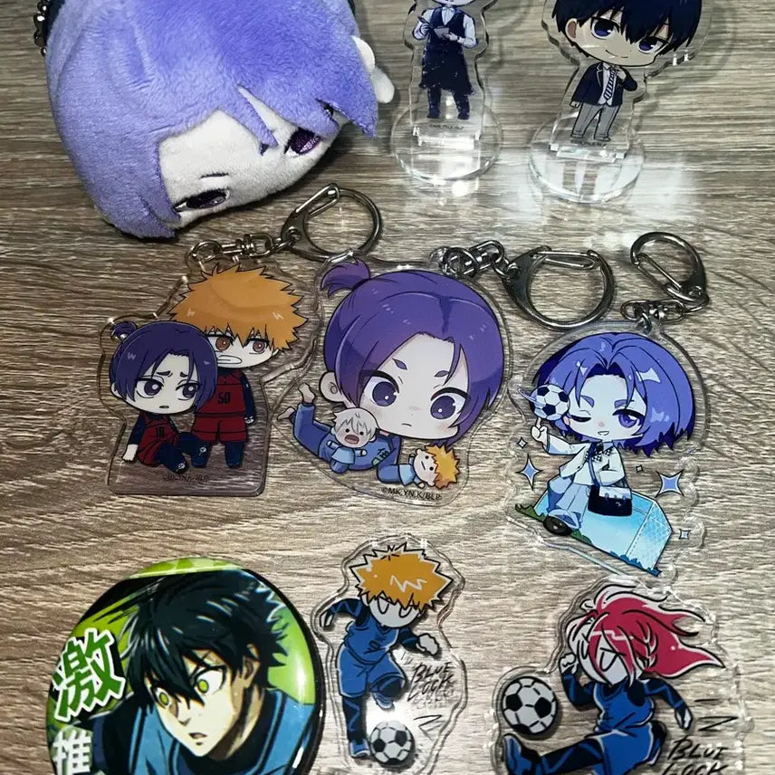 [BUNJANG] Blue Lock Isagi, Leo, Kunigami, Chigiri Bundle Set / 블루록 굿즈 일괄 이사기 레오 쿠니가미 치기리