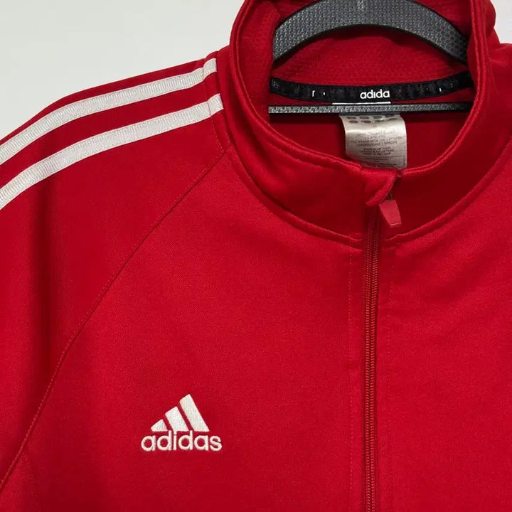 [BUNJANG] Adidas Red Jersey 100 Size / 아디다스 레드 져지 기모 95-100사이즈