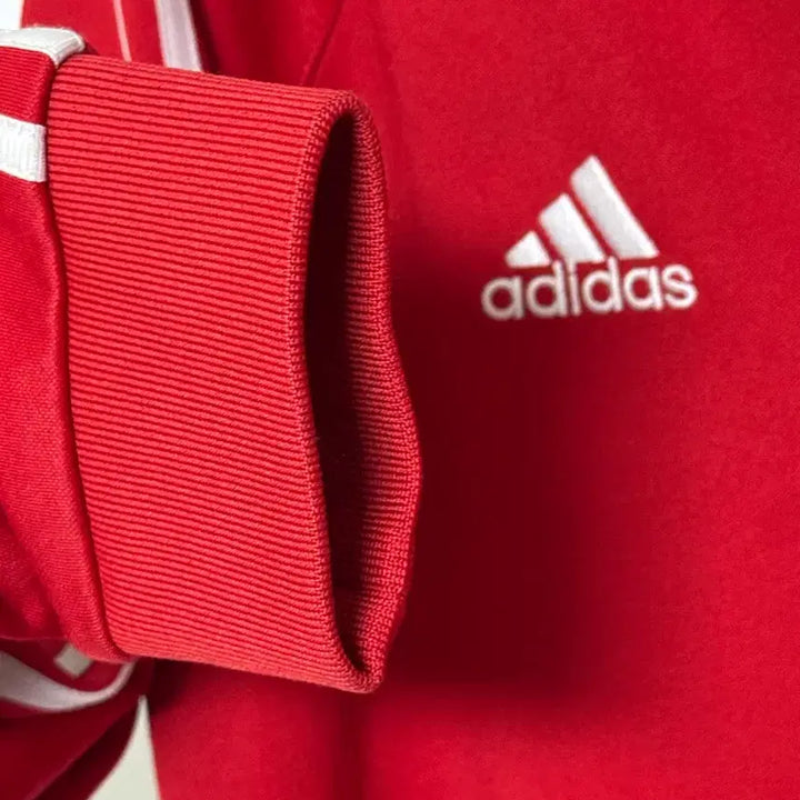 [BUNJANG] Adidas Red Jersey 100 Size / 아디다스 레드 져지 기모 95-100사이즈