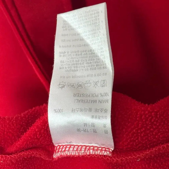 [BUNJANG] Adidas Red Jersey 100 Size / 아디다스 레드 져지 기모 95-100사이즈