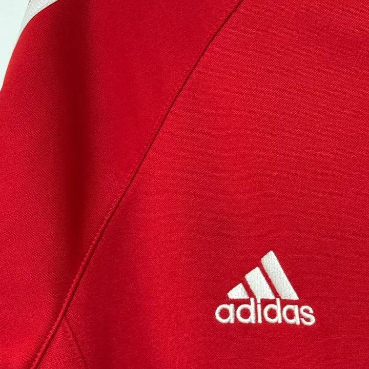 [BUNJANG] Adidas Red Jersey 100 Size / 아디다스 레드 져지 기모 95-100사이즈