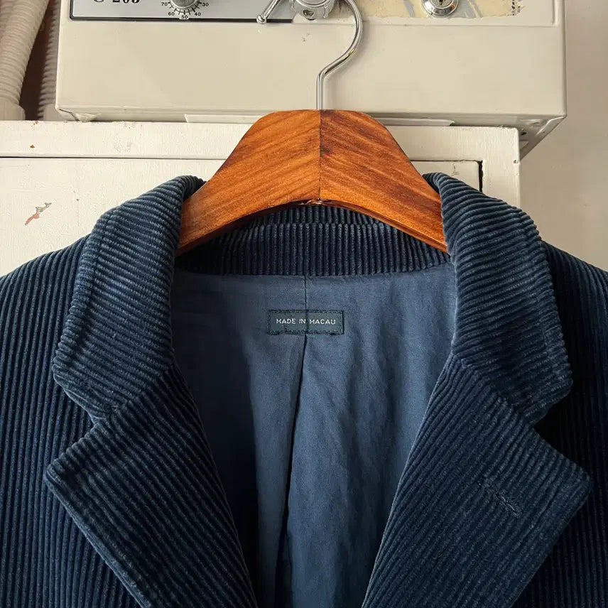 [BUNJANG] Polo Ralph Lauren Navy Corduroy Blazer Jacket / [XL]폴로 랄프로렌 네이비 코듀로이 블레이저 자켓