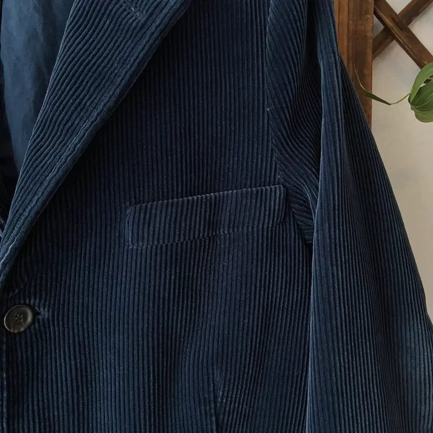 [BUNJANG] Polo Ralph Lauren Navy Corduroy Blazer Jacket / [XL]폴로 랄프로렌 네이비 코듀로이 블레이저 자켓