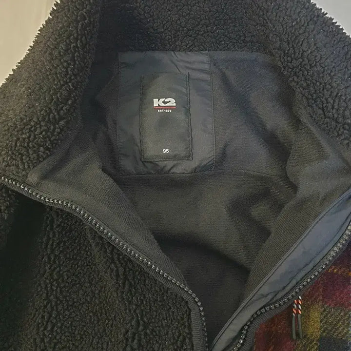 [BUNJANG] K2 Women's Checkered Fleece Jacket / (95호) K2  뽀글이 집업점퍼