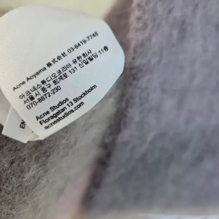 [BUNJANG] Acne Studios Mohair Check Scarf / 아크네스튜디오 모헤어 체크 머플러 아크네머플러 1회착용 판매(정품)