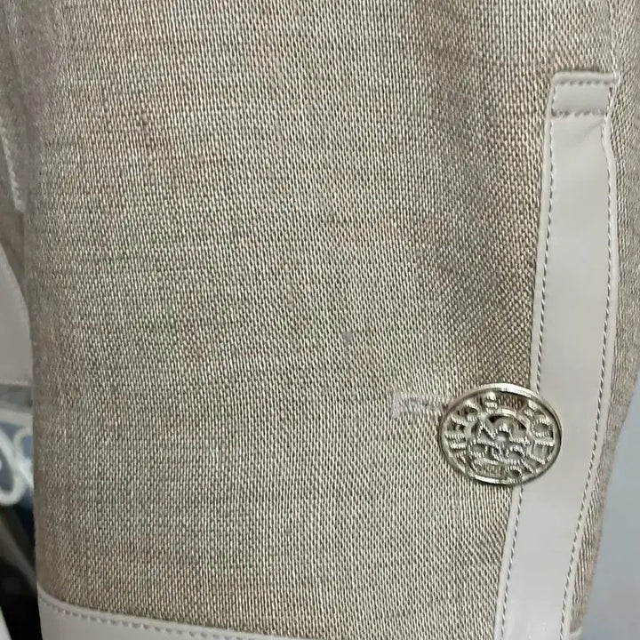 [SOLD OUT] TIME 타임 베이지 배색 숏 자켓