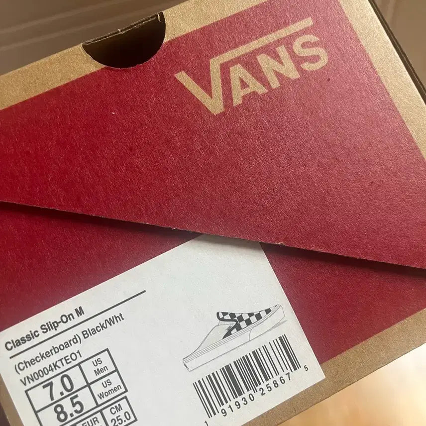 [BUNJANG] Vans Check Slip-On Mule - Black Shoes / 반스 체크슬립온 뮬 박스포함 여주아울렛