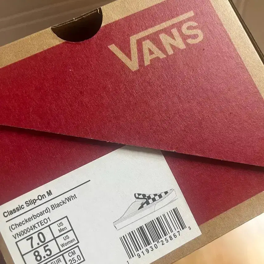 [BUNJANG] Vans Check Slip-On Mule - Black Shoes / 반스 체크슬립온 뮬 박스포함 여주아울렛