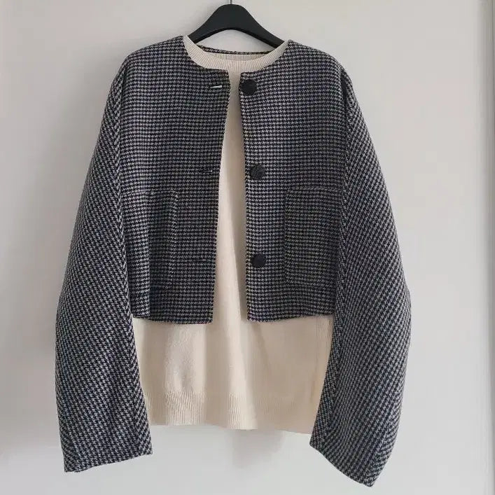 [BUNJANG] Latt by T Wool Blend Crop Jacket / 래트바이티 크롭 재킷(44~55)