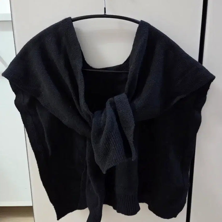[BUNJANG] Shoulder Shawl Fake Knit / 새상품) 걸치는 어깨니트 니트숄 페이크니트