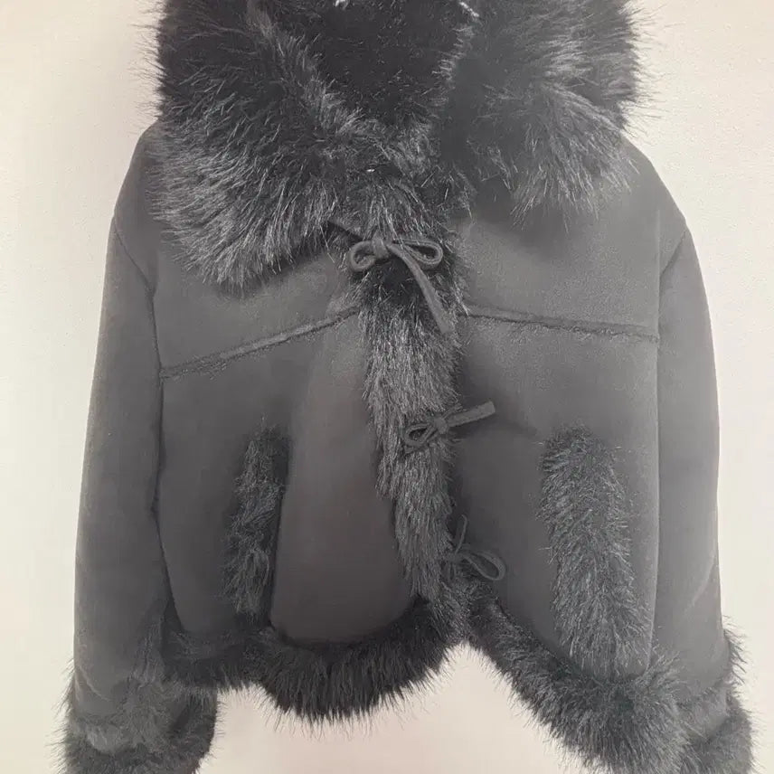 [BUNJANG] Bunnylis Suede Boa Jacket Black Coat / bunnylis 버니리스 스웨이드 보아 자켓 코트 블랙 걸리 스나계