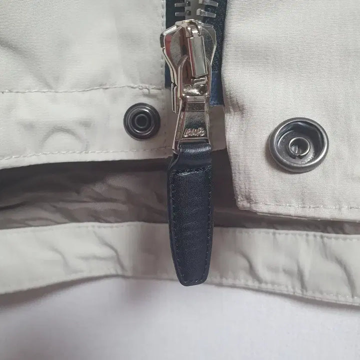 [BUNJANG] TIME Oversized Blouson Zip Jacket Beige (95) / 타임 TIME 오버핏 블루종 집업 자켓 베이지 95