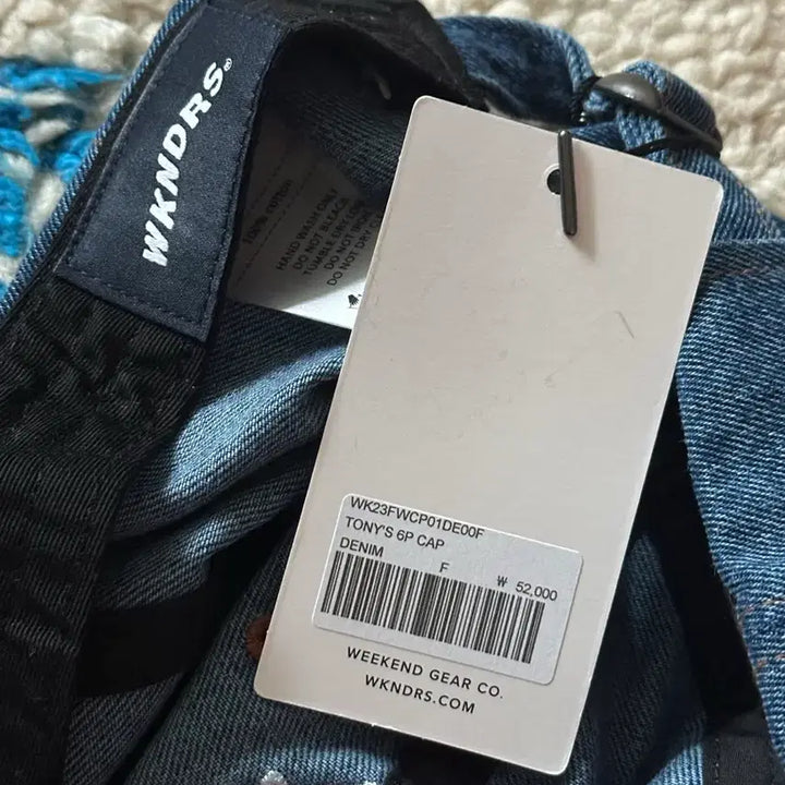 [BUNJANG] Weekenders Kellogg Tony Denim Baseball Cap / (새상품) 위캔더스 켈로그 토니 데님 볼캡 모자