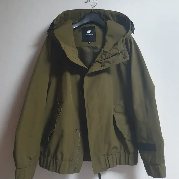 [BUNJANG] Beanpole Sports Oversized Hooded Blouson Jacket 95 / 빈폴 스포츠 후드 블루종 집업 오버핏 95
