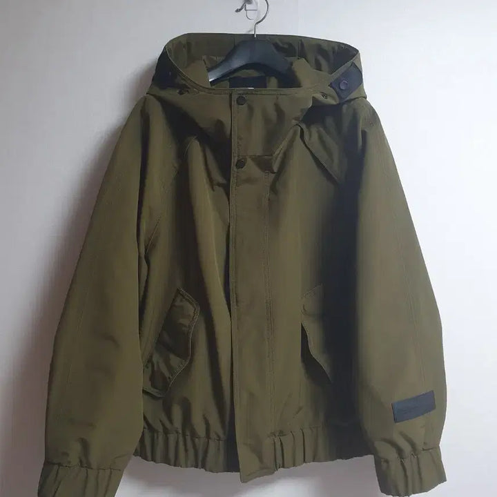 [BUNJANG] Beanpole Sports Oversized Hooded Blouson Jacket 95 / 빈폴 스포츠 후드 블루종 집업 오버핏 95