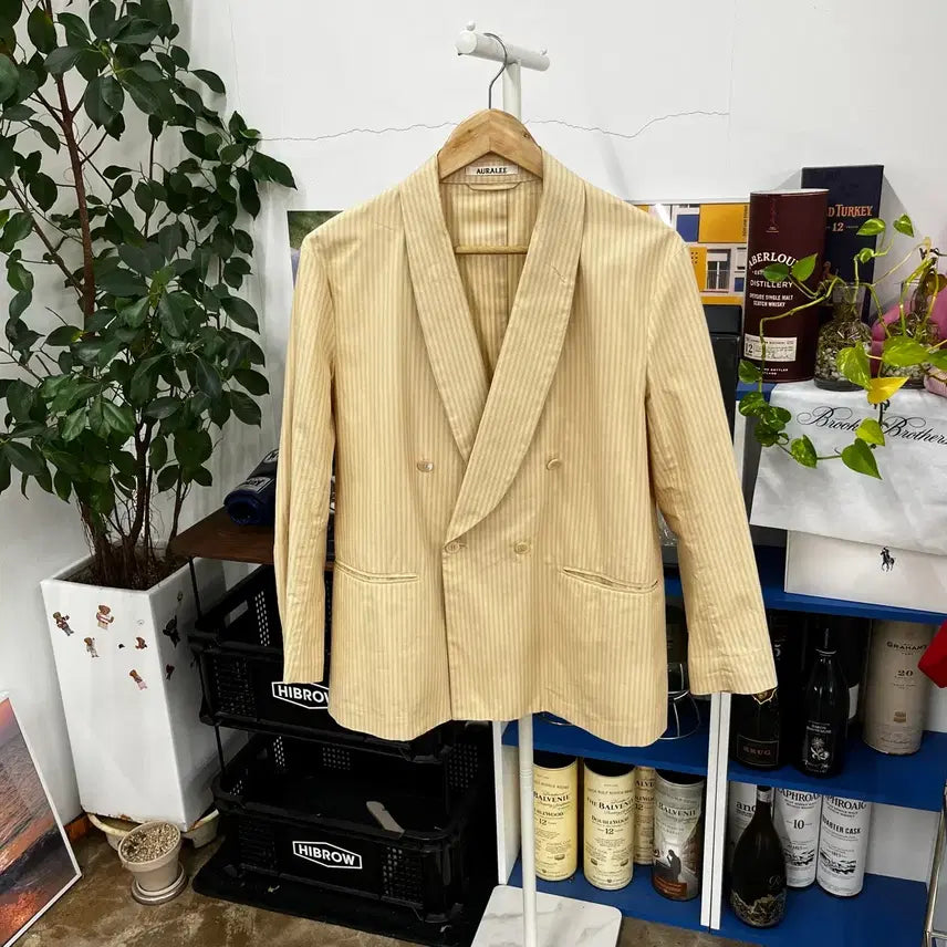 [BUNJANG] Auralee Pings Twill Shawl Collar Jacket / 오라리 핑스 트윌 숄칼라 자켓 2