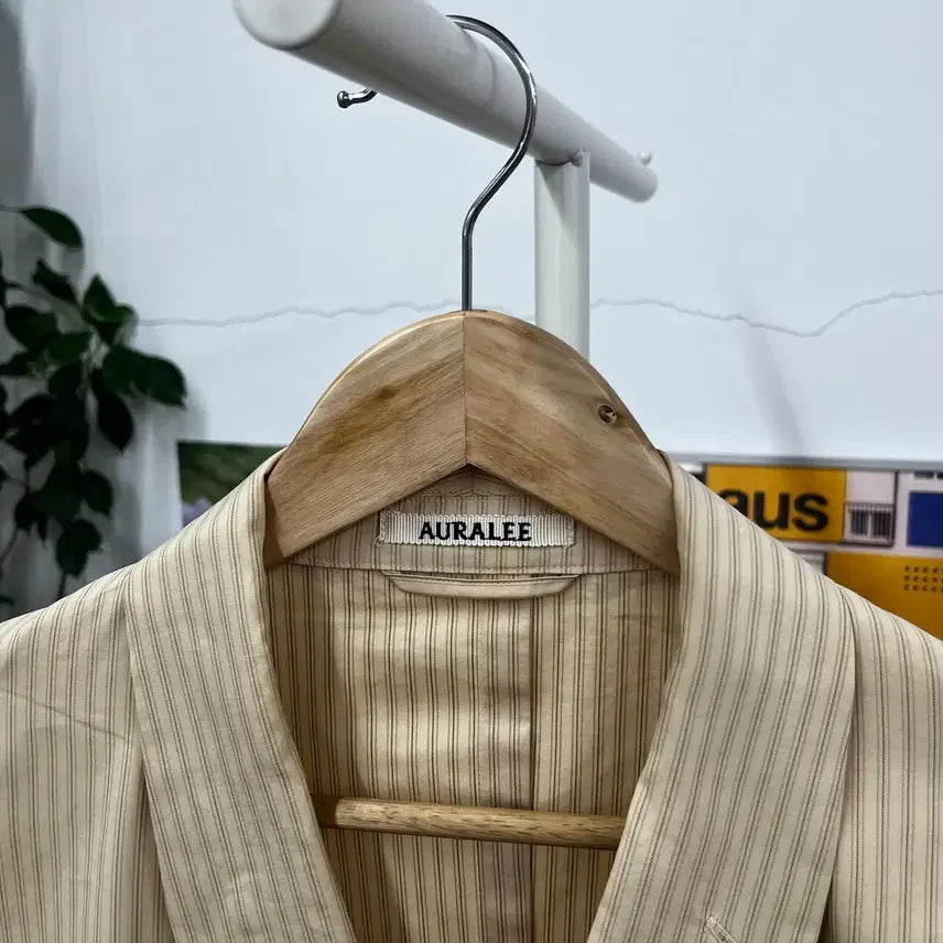 [BUNJANG] Auralee Pings Twill Shawl Collar Jacket / 오라리 핑스 트윌 숄칼라 자켓 2