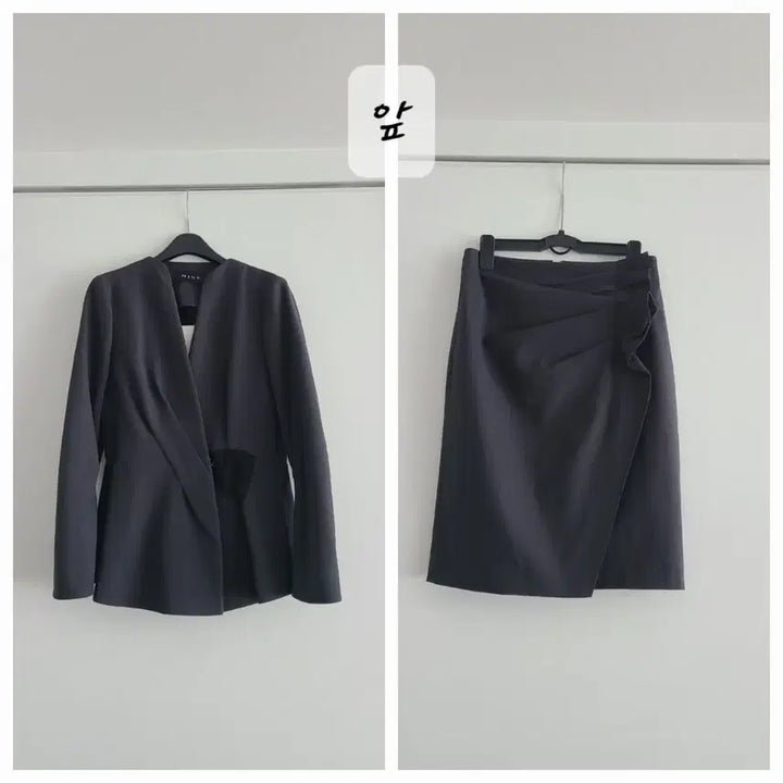 [BUNJANG] Mine Peplum Jacket and Skirt Set / 마인 셋업(페플럼 자켓+스커트)마른55