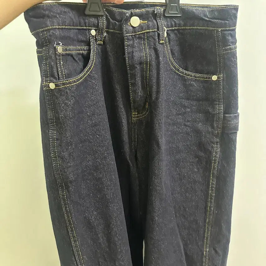 [BUNJANG] Suade Baggy Denim Jeans / Suade Baggy Denim Raw Indigo