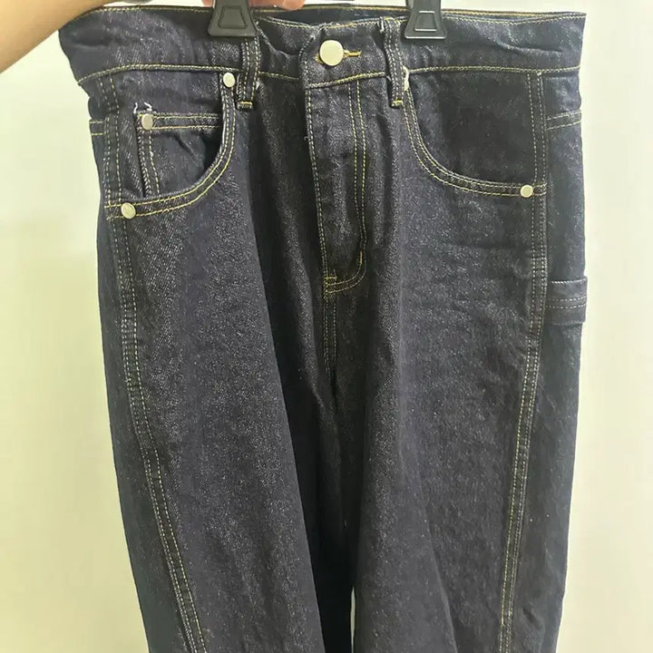 [BUNJANG] Suade Baggy Denim Jeans / Suade Baggy Denim Raw Indigo