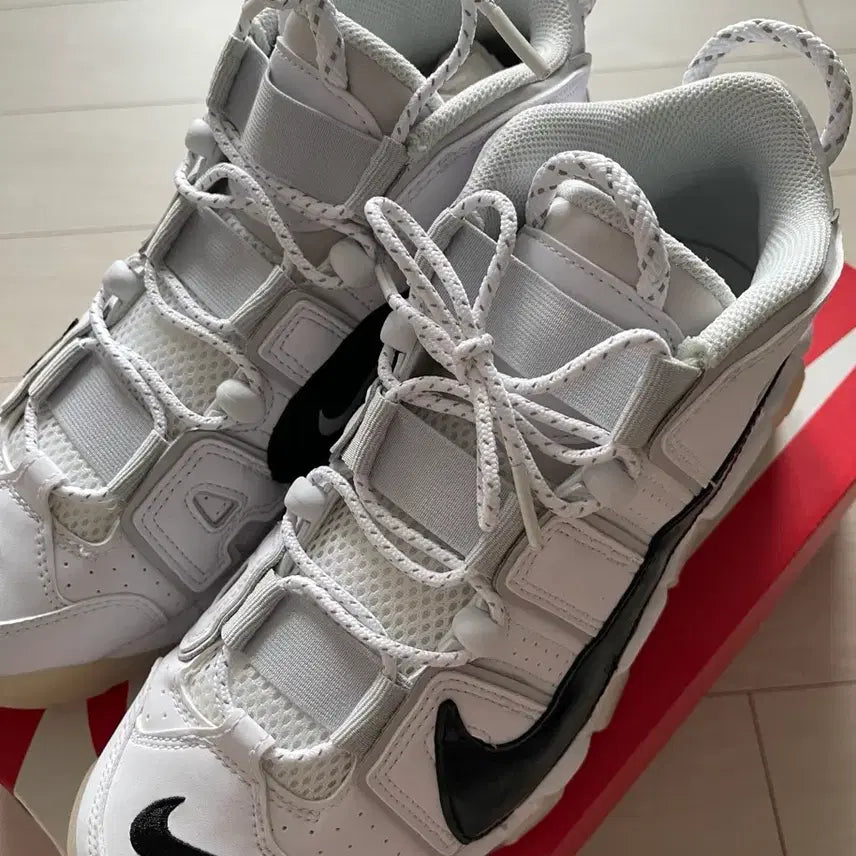 [BUNJANG] Nike Air More Uptempo 96 Copy and Paste White Sneakers / 나이키 에어 모어 업템포 96 카피 앤 페이스트 화이트