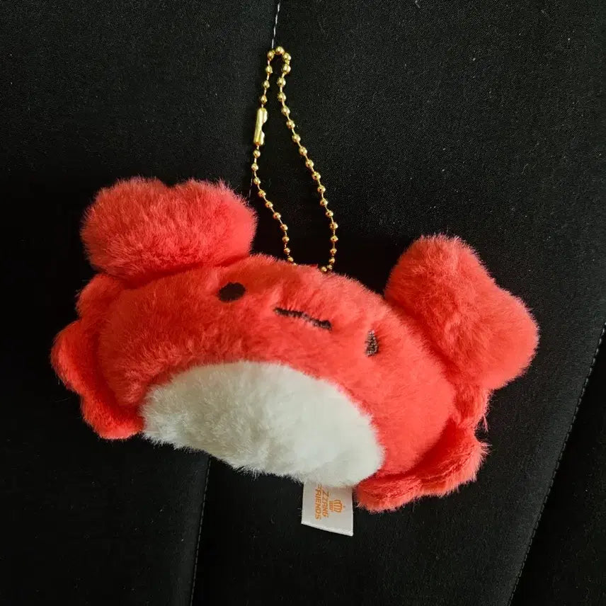 [BUNJANG] Soft Crab Plush Keyring / (미사용)보들보들 꽃게 인형 키링
