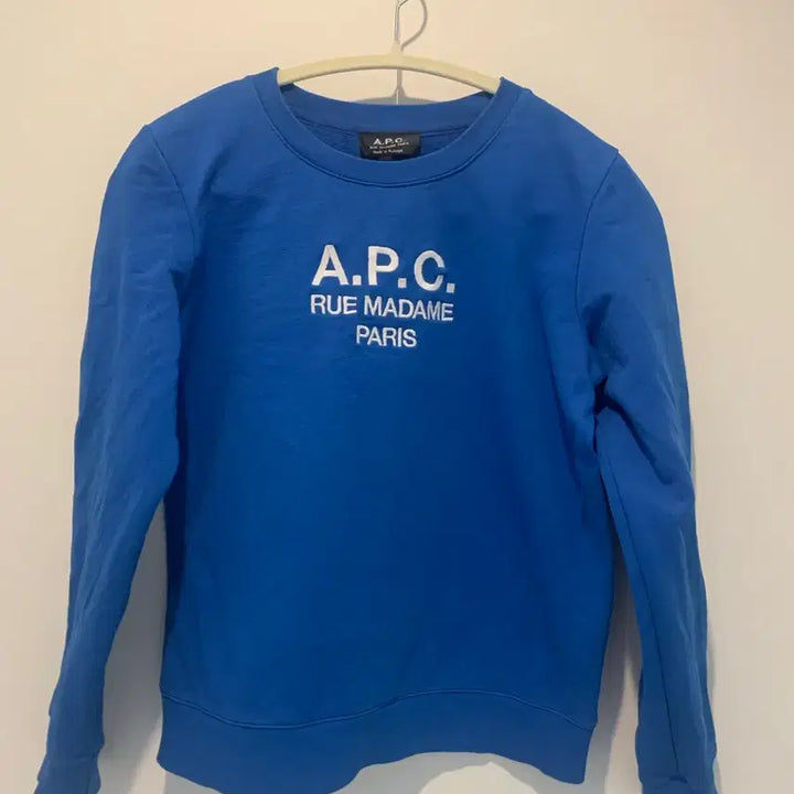 [BUNJANG] A.P.C. Blue Cotton Sweatshirt / 여성 A.P.C 맨투맨 블루 M