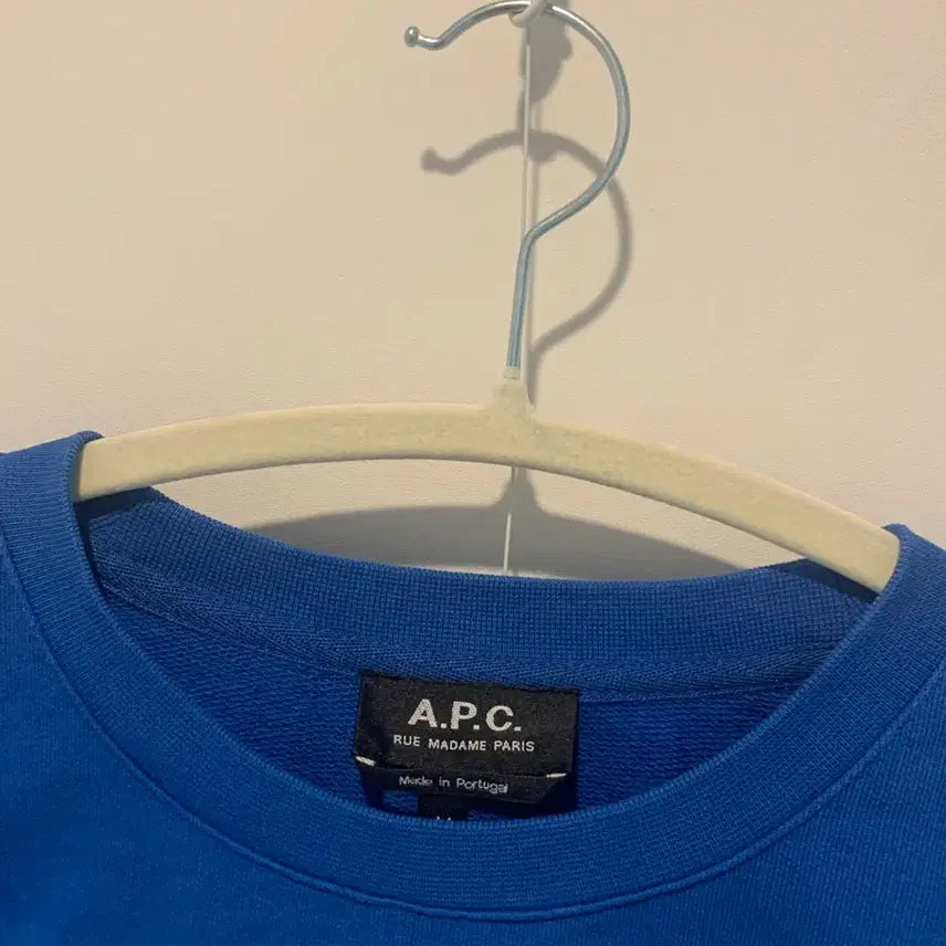[BUNJANG] A.P.C. Blue Cotton Sweatshirt / 여성 A.P.C 맨투맨 블루 M