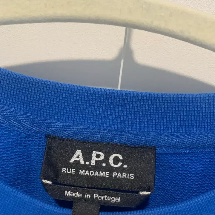 [BUNJANG] A.P.C. Blue Cotton Sweatshirt / 여성 A.P.C 맨투맨 블루 M