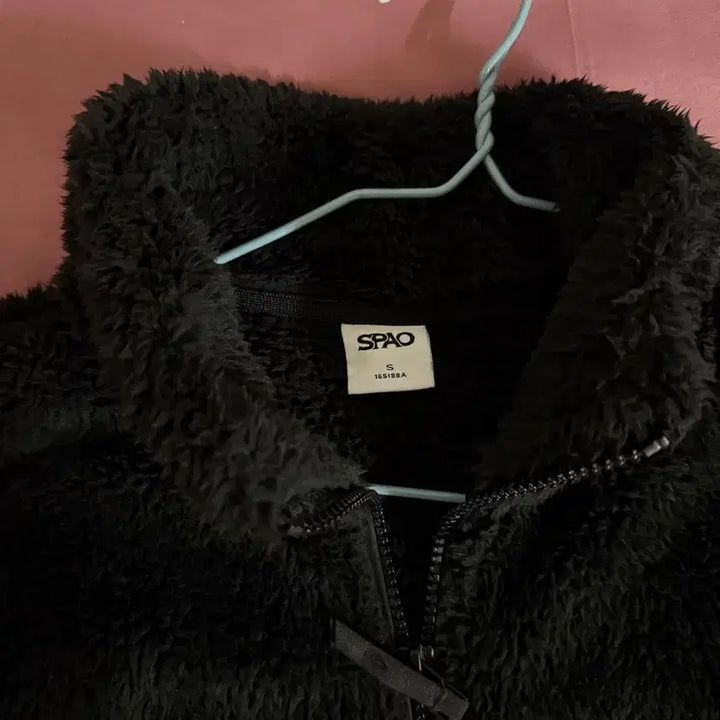 [BUNJANG] SPAO Black Fleece Jacket for Women / SPAO 검은 흑색의  블랙 자켓 여성