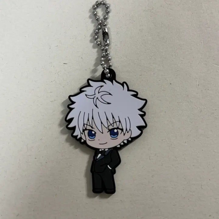 [BUNJANG] Hunter x Hunter Killua Rubber Strap Keyring / 헌터헌터 헌헌 키르아 러버스트랩 키링