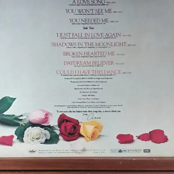 [BUNJANG] Anne Murray Vinyl LP / 앤 머레이 LP