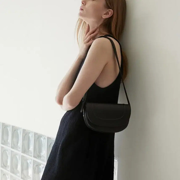 [BUNJANG] Raidback Leather Crossbody Bag / 레이드백 크로스백