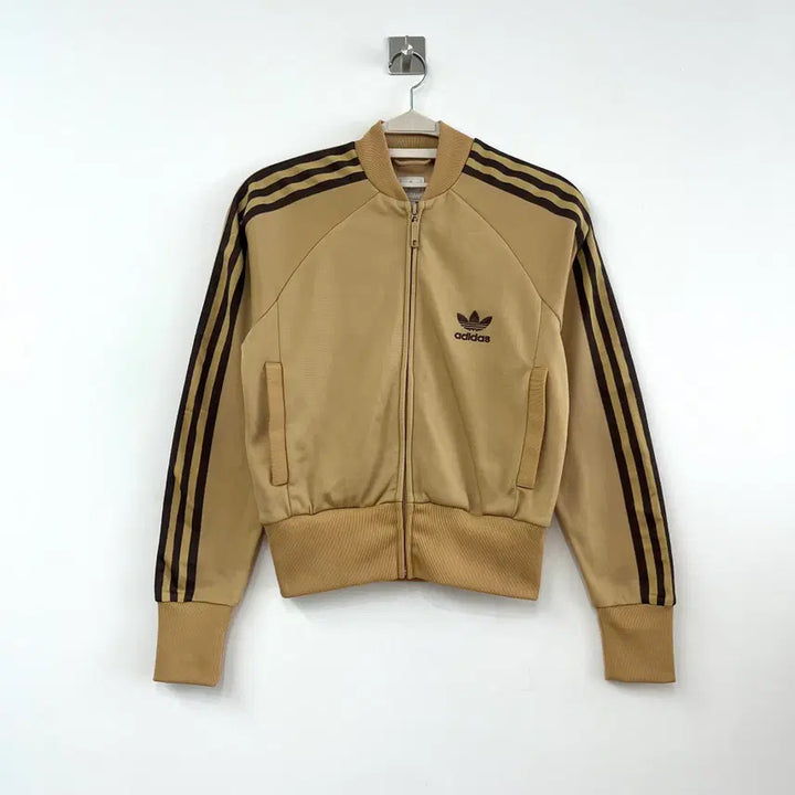 [SOLD OUT] 아디다스 딱붙핏 모카 브라운 크롭 트랙탑 져지