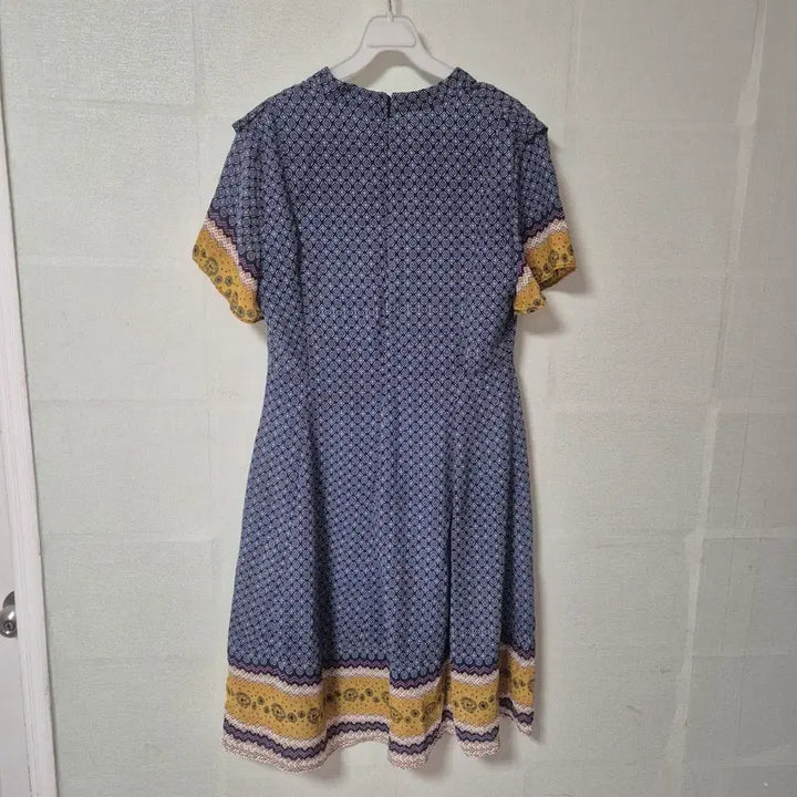 [BUNJANG] VISIT IN NEW YORK Blue Pattern Dress / VISIT IN NEW YORK 블루 패턴 원피스