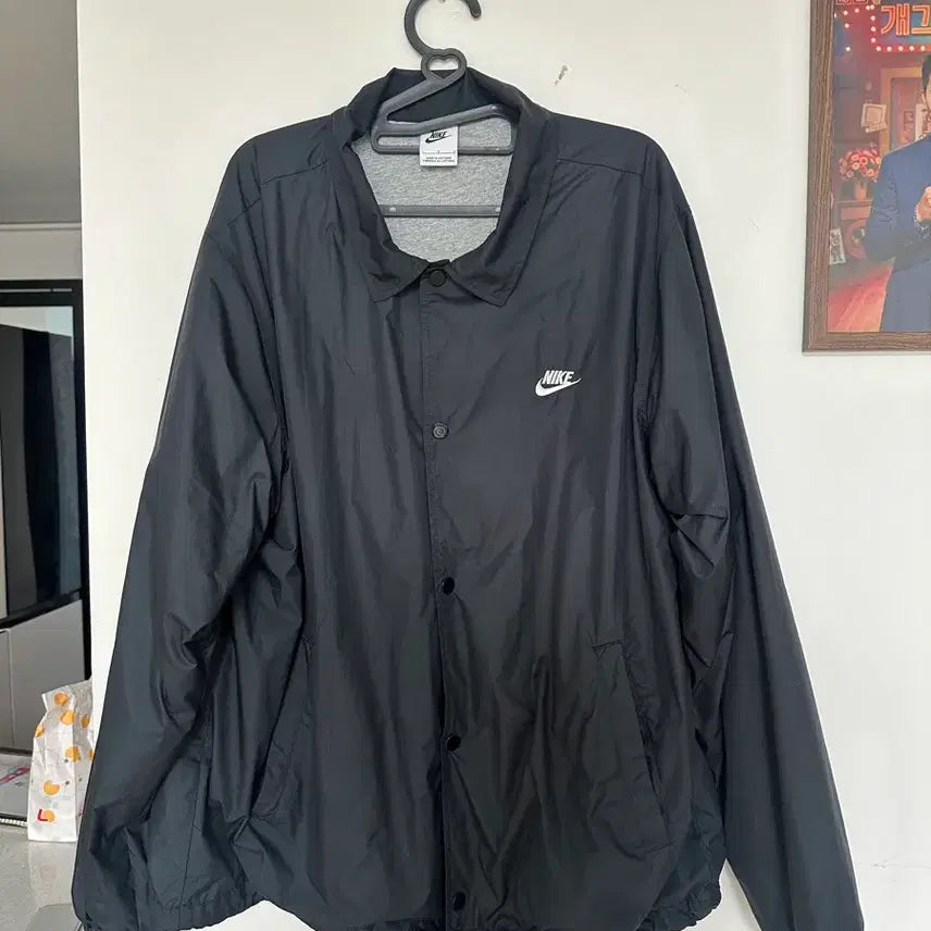 [BUNJANG] Nike Black Coach Jacket / 나이키 블랙 코치 자켓