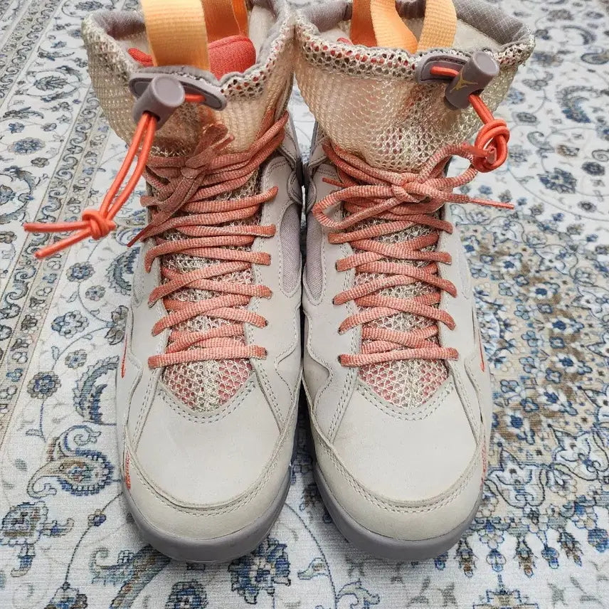 [BUNJANG] Nike x Bephies Beauty Supply Jordan 7 Retro Sanddrift Sneakers / 나이키 X 베피스 뷰티 서플라이 조던7 레트로 샌드드리프트 250mm