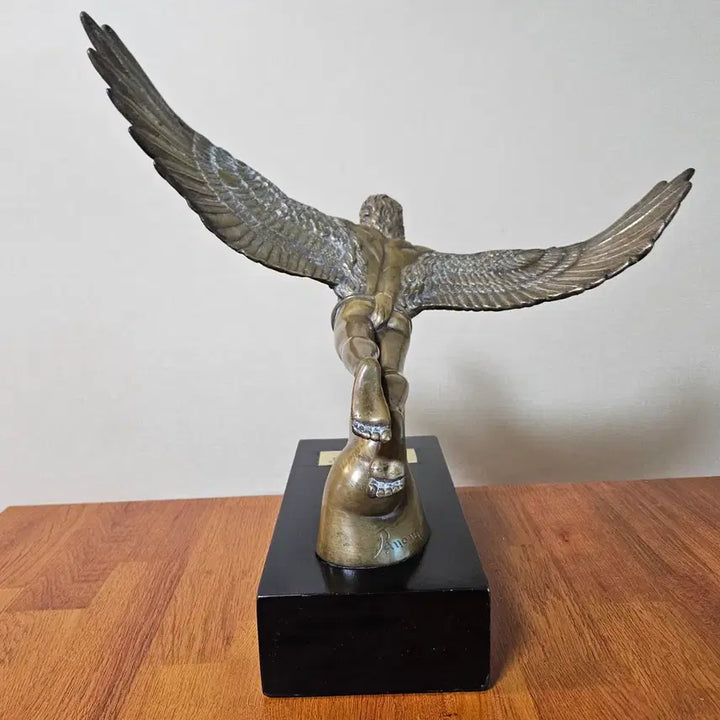 [BUNJANG] Panolli Icarus's Wings Bronze Sculpture / 1985년 이태리 Sculptor 파놀리 이카로스의 날개 청동브론즈.