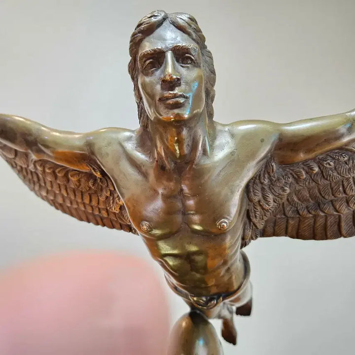 [BUNJANG] Panolli Icarus's Wings Bronze Sculpture / 1985년 이태리 Sculptor 파놀리 이카로스의 날개 청동브론즈.