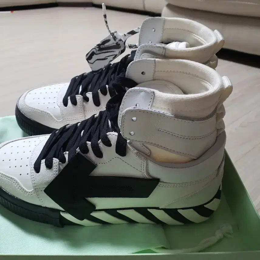 [BUNJANG] Off-White 3.0 High-Top Sneakers / 오프화이트 3.0 하이탑 스니커즈