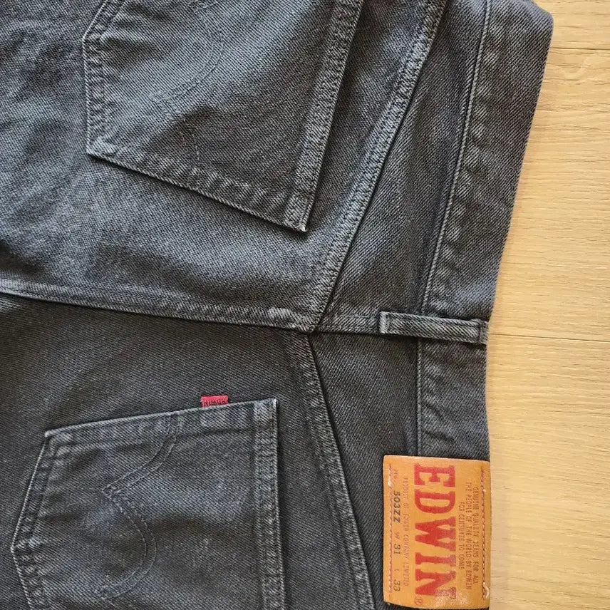 [BUNJANG] Edwin 503ZZ Black Jeans 31x33 / 에드윈 503ZZ 블랙진 31x33 (실측 사이즈)